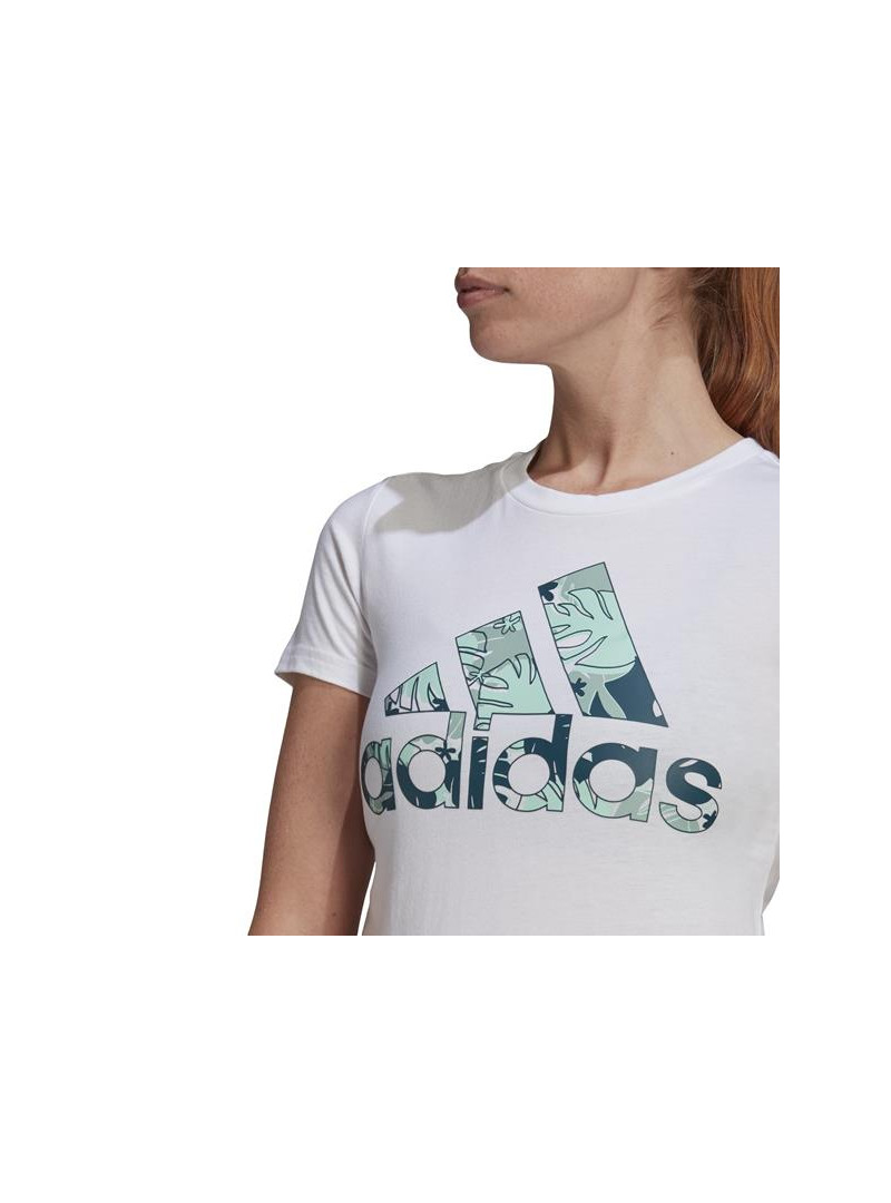 Adidas Damski T-shirt W Trpcl G T GL6845 Biały | Sklep Monotox
