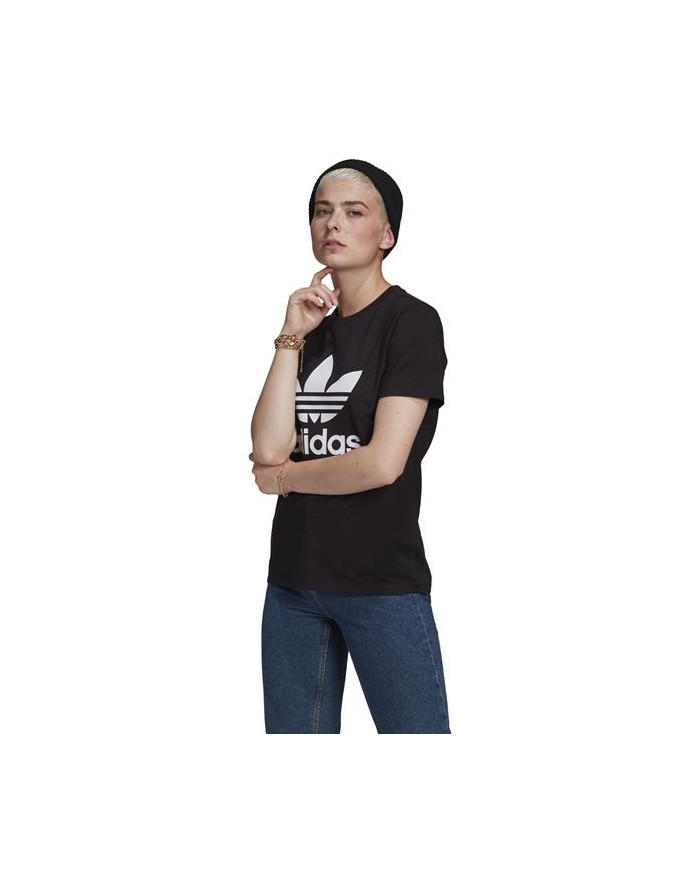 Adidas Damski T-shirt Trefoil Tee GN2896 Czarny | Sklep Monotox