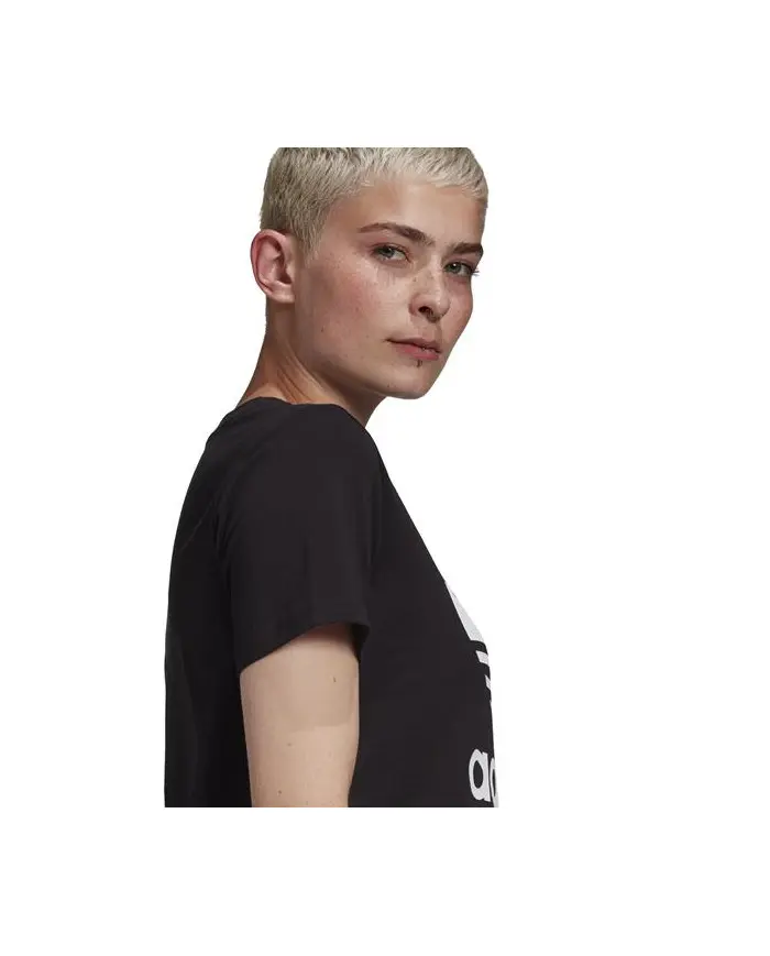 Adidas Damski T-shirt Trefoil Tee GN2896 Czarny | Sklep Monotox