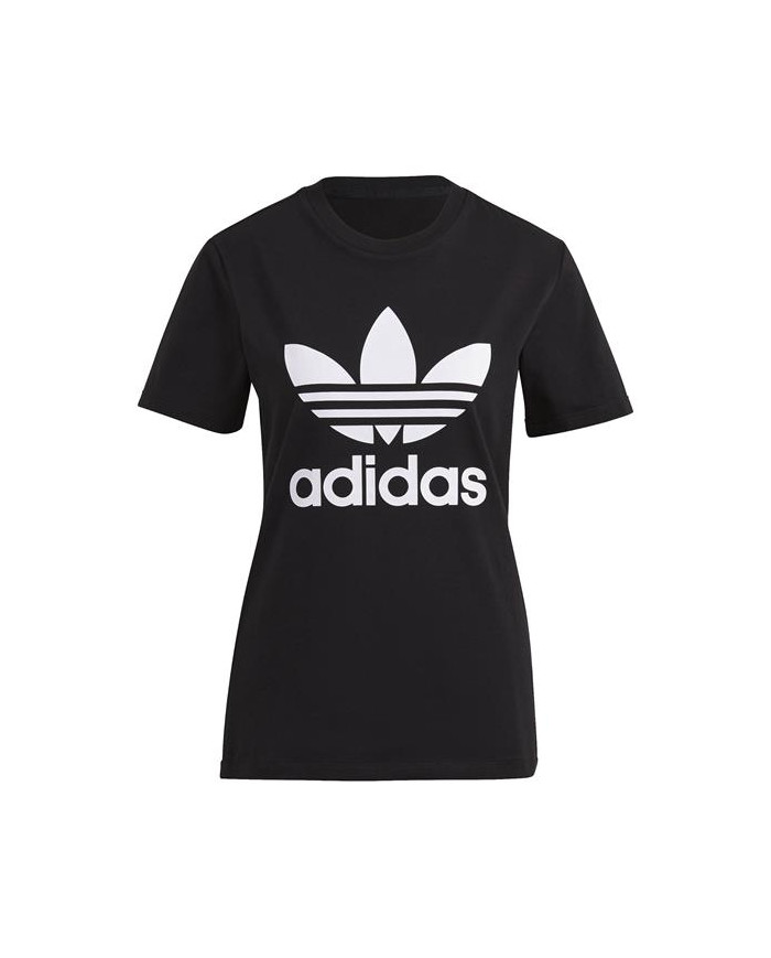 Adidas Damski T-shirt Trefoil Tee GN2896 Czarny | Sklep Monotox