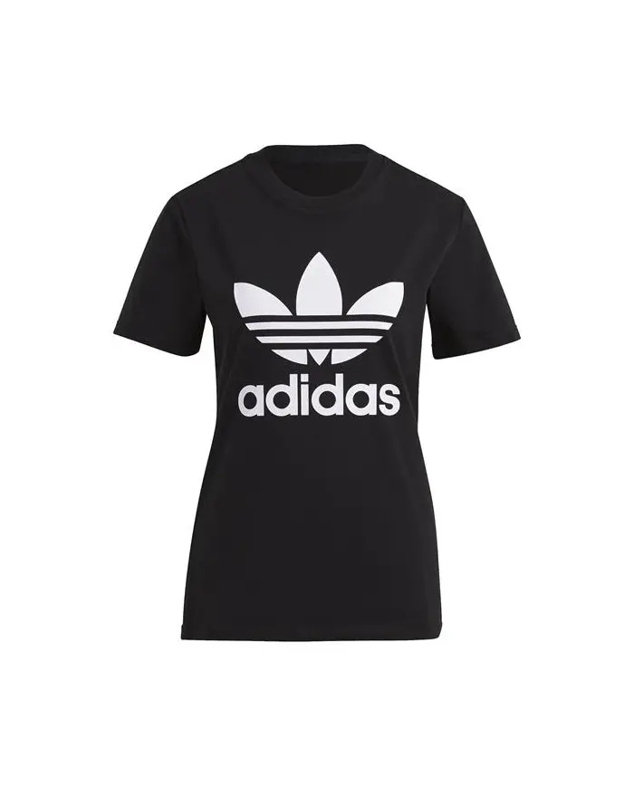 Adidas Damski T-shirt Trefoil Tee GN2896 Czarny | Sklep Monotox