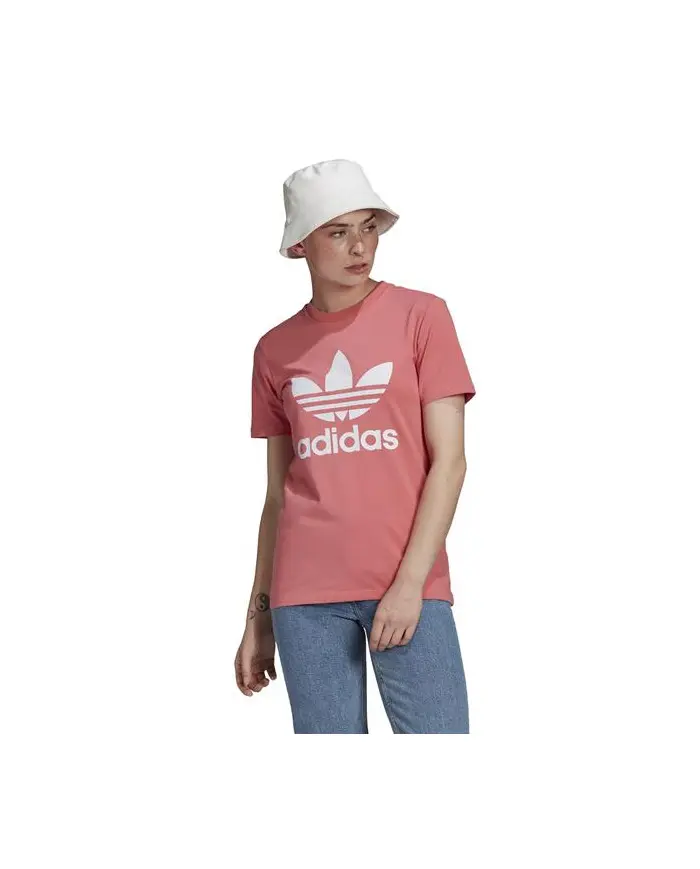 Adidas Damski T-shirt Trefoil Tee GN2907 Różowy | Sklep Monotox
