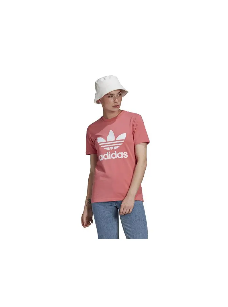 Adidas Damski T-shirt Trefoil Tee GN2907 Różowy | Sklep Monotox