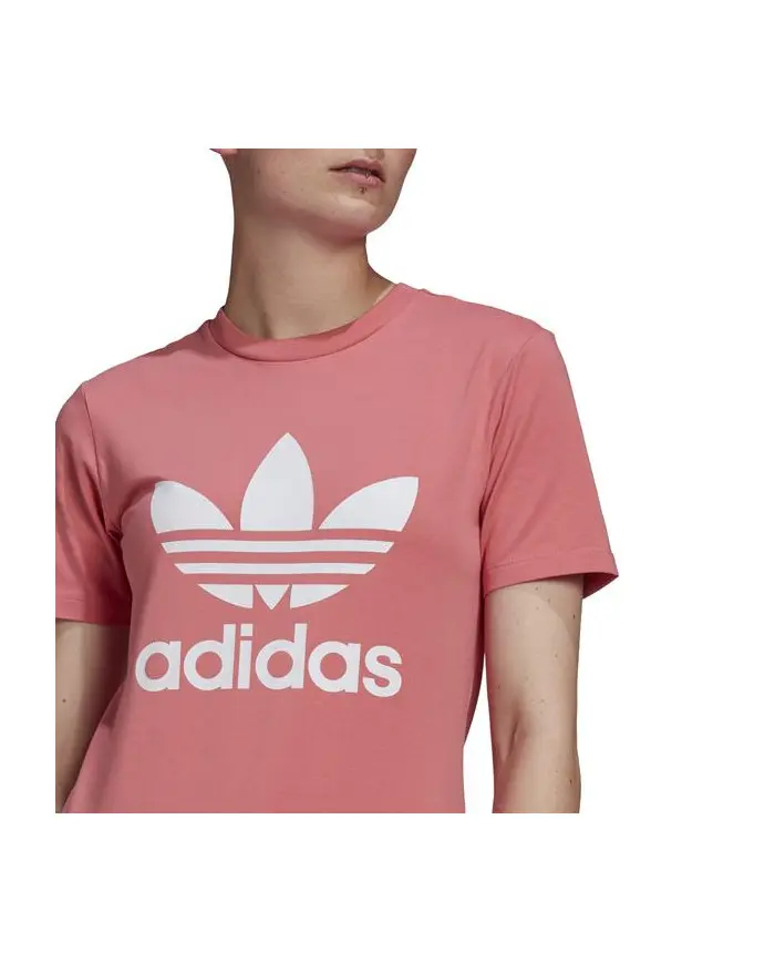 Adidas Damski T-shirt Trefoil Tee GN2907 Różowy | Sklep Monotox