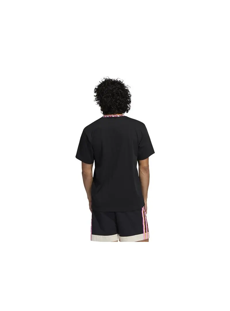 Adidas Męski T-shirt Rib Detail Ss T GN5627 Czarny | Sklep Monotox