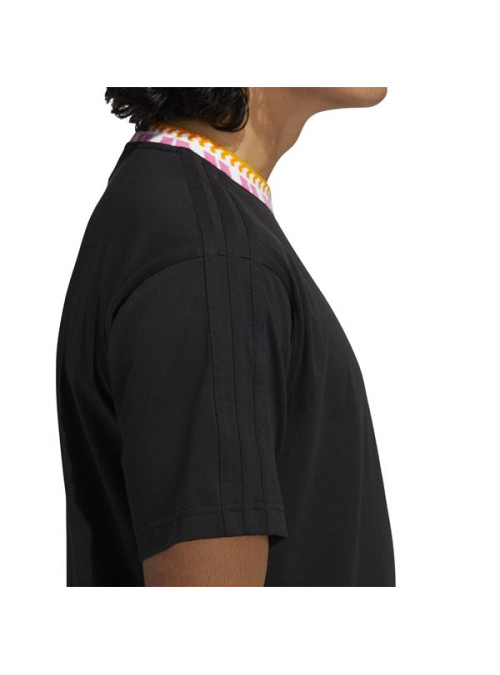 Adidas Męski T-shirt Rib Detail Ss T GN5627 Czarny | Sklep Monotox
