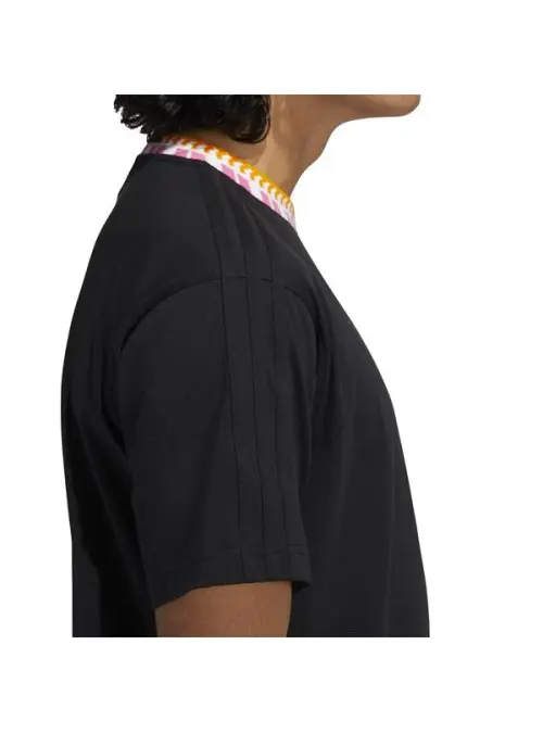 Adidas Męski T-shirt Rib Detail Ss T GN5627 Czarny | Sklep Monotox