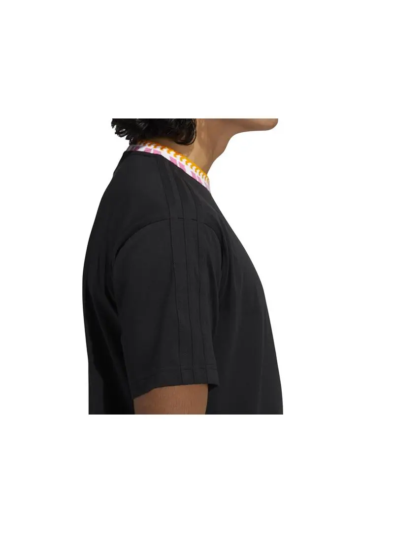 Adidas Męski T-shirt Rib Detail Ss T GN5627 Czarny | Sklep Monotox