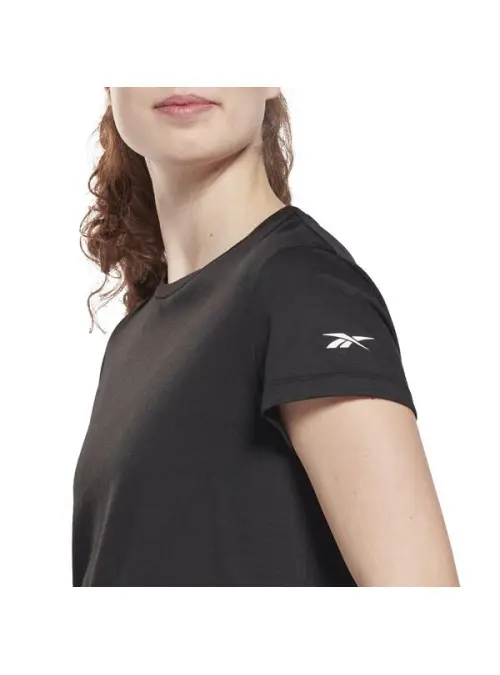 Reebok Damski T-shirt Wor Comm Cotton Tee GR9476 Czarny | Sklep Monotox