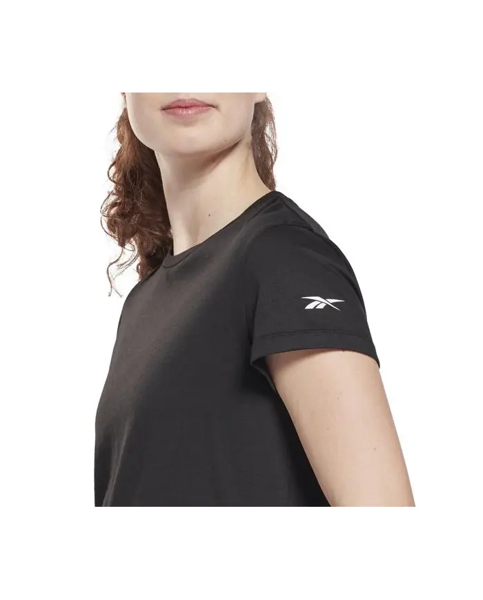Reebok Damski T-shirt Wor Comm Cotton Tee GR9476 Czarny | Sklep Monotox