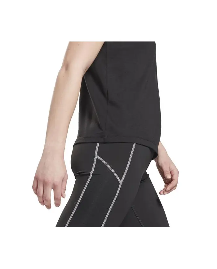 Reebok Damski T-shirt Wor Comm Cotton Tee GR9476 Czarny | Sklep Monotox