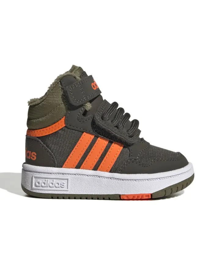 Adidas Dziecięce Sneakersy Hoops Mid 3.0 Ac I GW4480 Zielony | Sklep Monotox