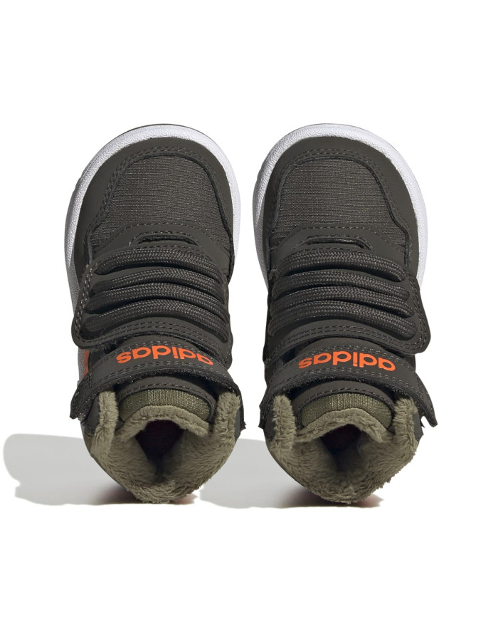 Adidas Dziecięce Sneakersy Hoops Mid 3.0 Ac I GW4480 Zielony | Sklep Monotox