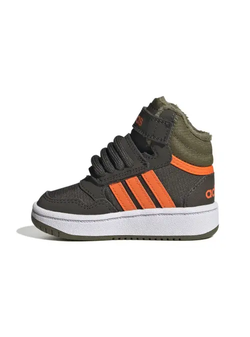 Adidas Dziecięce Sneakersy Hoops Mid 3.0 Ac I GW4480 Zielony | Sklep Monotox