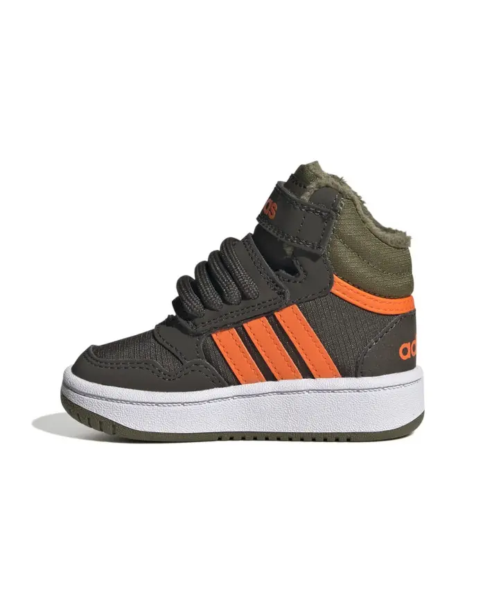 Adidas Dziecięce Sneakersy Hoops Mid 3.0 Ac I GW4480 Zielony | Sklep Monotox