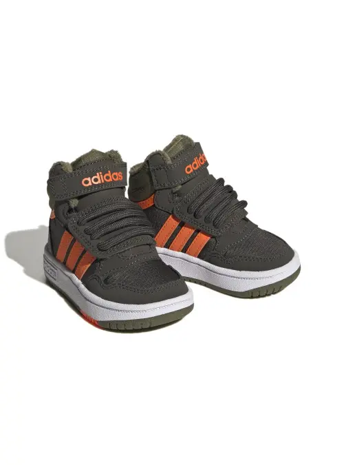 Adidas Dziecięce Sneakersy Hoops Mid 3.0 Ac I GW4480 Zielony | Sklep Monotox