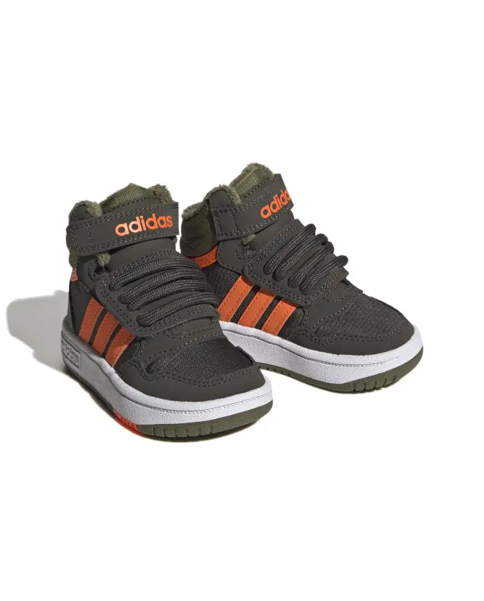 Adidas Dziecięce Sneakersy Hoops Mid 3.0 Ac I GW4480 Zielony | Sklep Monotox