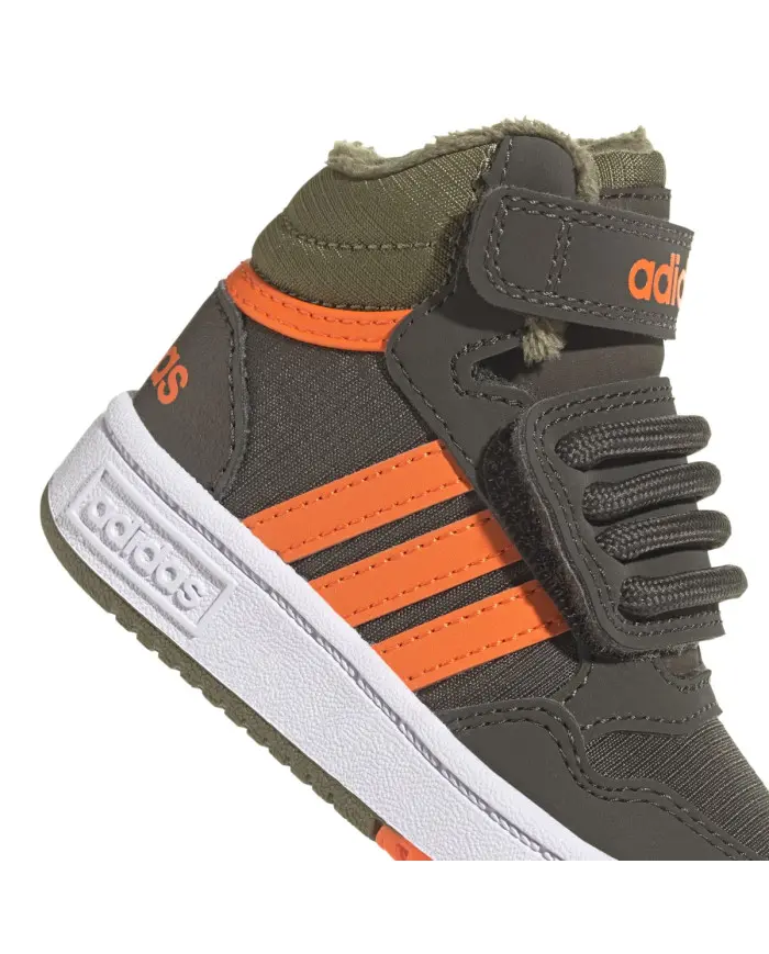 Adidas Dziecięce Sneakersy Hoops Mid 3.0 Ac I GW4480 Zielony | Sklep Monotox