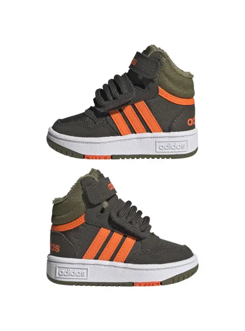 Adidas Dziecięce Sneakersy Hoops Mid 3.0 Ac I GW4480 Zielony | Sklep Monotox