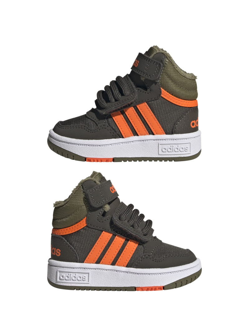 Adidas Dziecięce Sneakersy Hoops Mid 3.0 Ac I GW4480 Zielony | Sklep Monotox