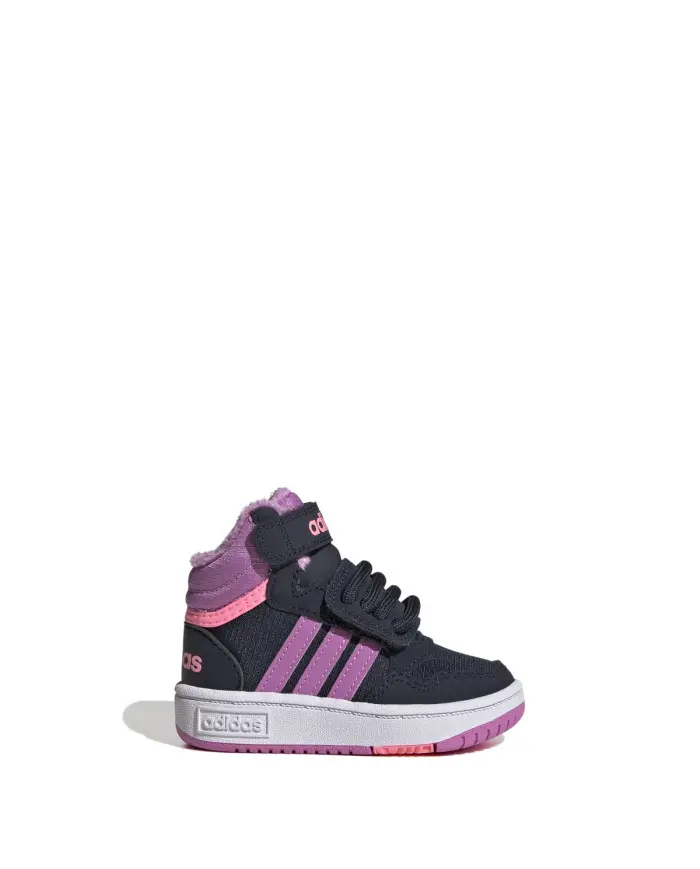 Adidas Dziecięce Sneakersy Hoops Mid 3.0 Ac I GW4485 Czarny | Sklep Monotox