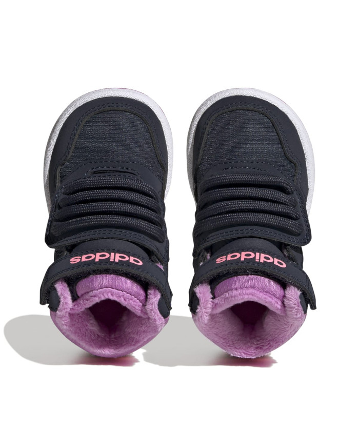 Adidas Dziecięce Sneakersy Hoops Mid 3.0 Ac I GW4485 Czarny | Sklep Monotox