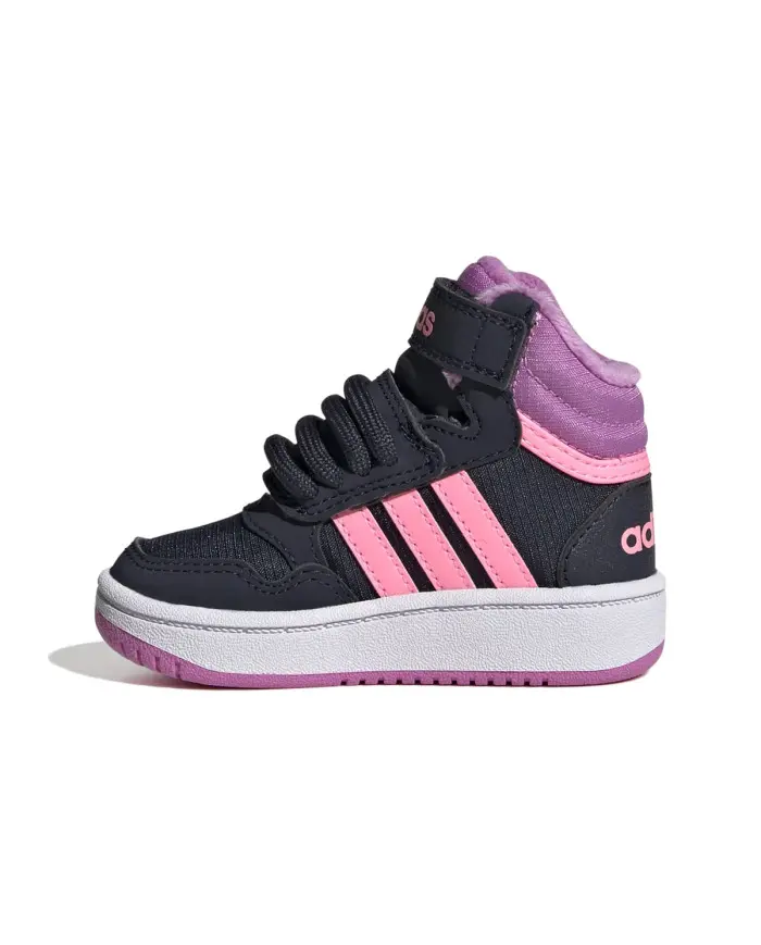 Adidas Dziecięce Sneakersy Hoops Mid 3.0 Ac I GW4485 Czarny | Sklep Monotox