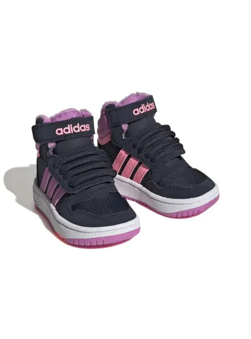 Adidas Dziecięce Sneakersy Hoops Mid 3.0 Ac I GW4485 Czarny | Sklep Monotox