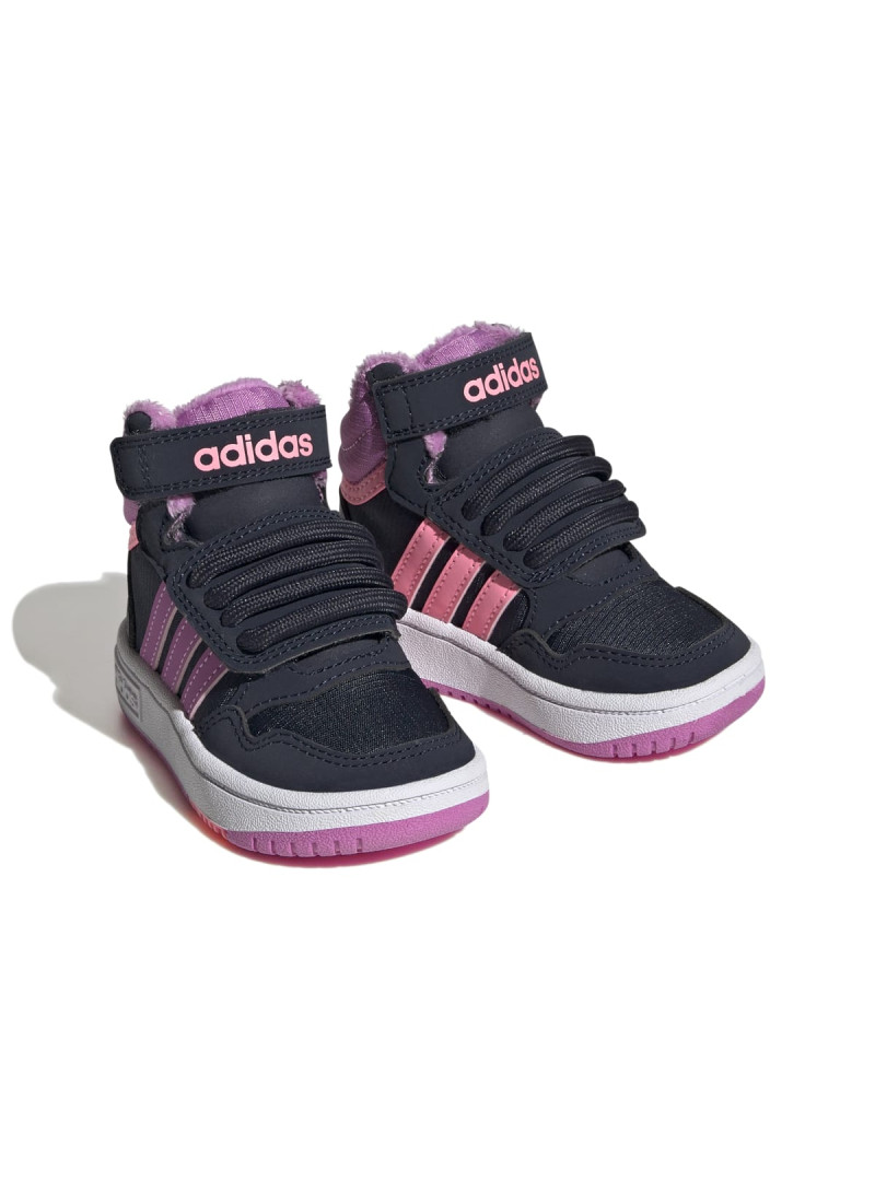 Adidas Dziecięce Sneakersy Hoops Mid 3.0 Ac I GW4485 Czarny | Sklep Monotox