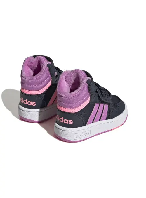 Adidas Dziecięce Sneakersy Hoops Mid 3.0 Ac I GW4485 Czarny | Sklep Monotox