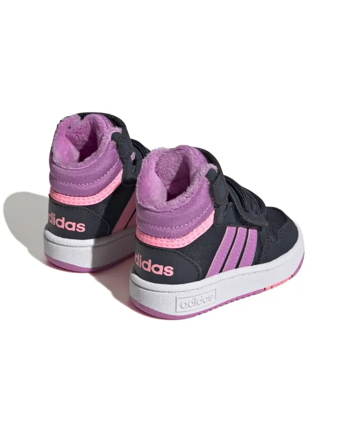 Adidas Dziecięce Sneakersy Hoops Mid 3.0 Ac I GW4485 Czarny | Sklep Monotox