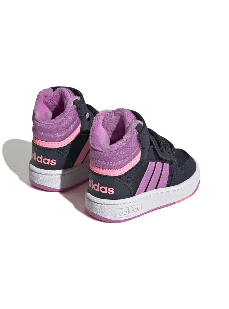 Adidas Dziecięce Sneakersy Hoops Mid 3.0 Ac I GW4485 Czarny | Sklep Monotox