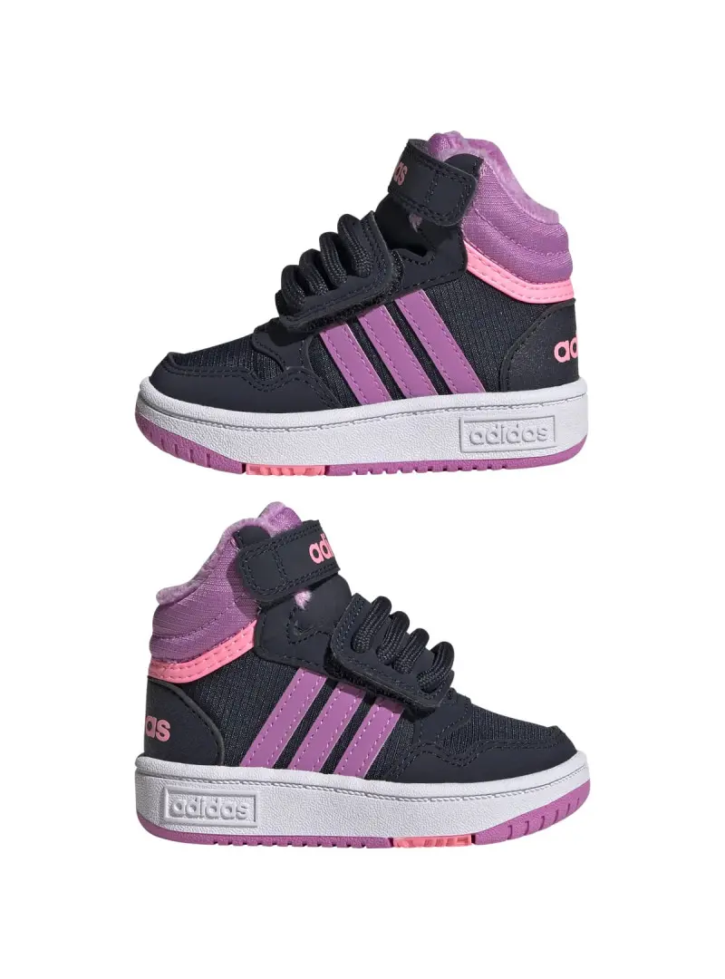 Adidas Dziecięce Sneakersy Hoops Mid 3.0 Ac I GW4485 Czarny | Sklep Monotox