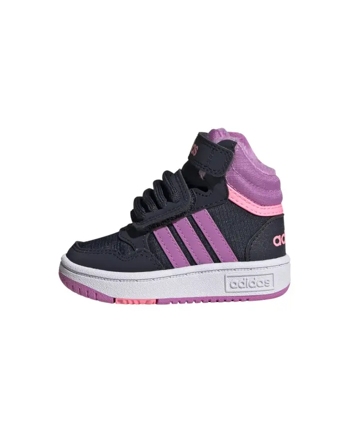 Adidas Dziecięce Sneakersy Hoops Mid 3.0 Ac I GW4485 Czarny | Sklep Monotox