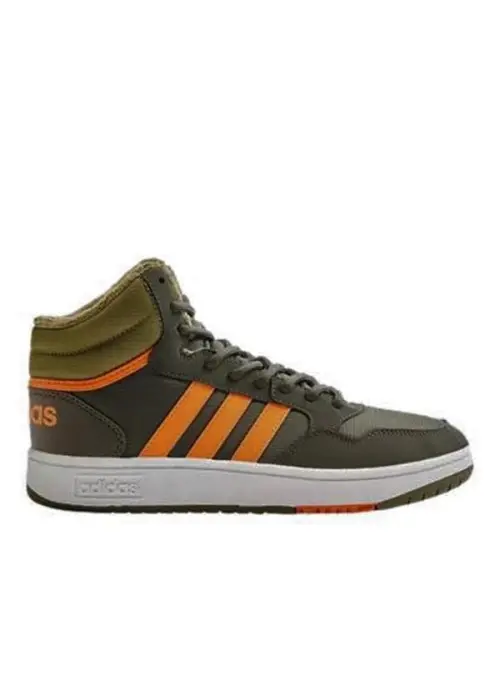 Adidas Dziecięce Sneakersy Hoops Mid 3.0 K GW4486 Zielony | Sklep Monotox