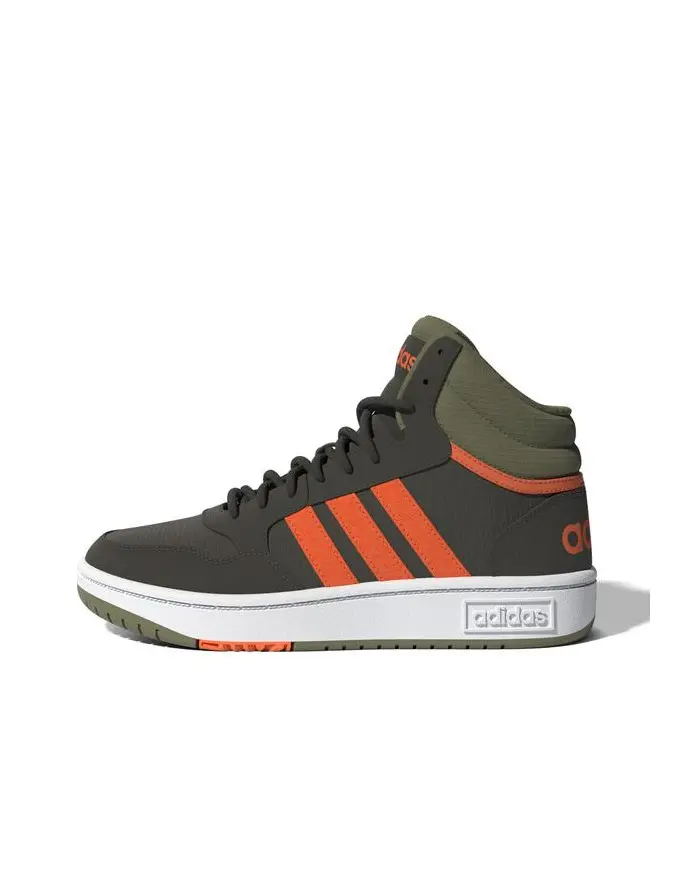 Adidas Dziecięce Sneakersy Hoops Mid 3.0 K GW4486 Zielony | Sklep Monotox