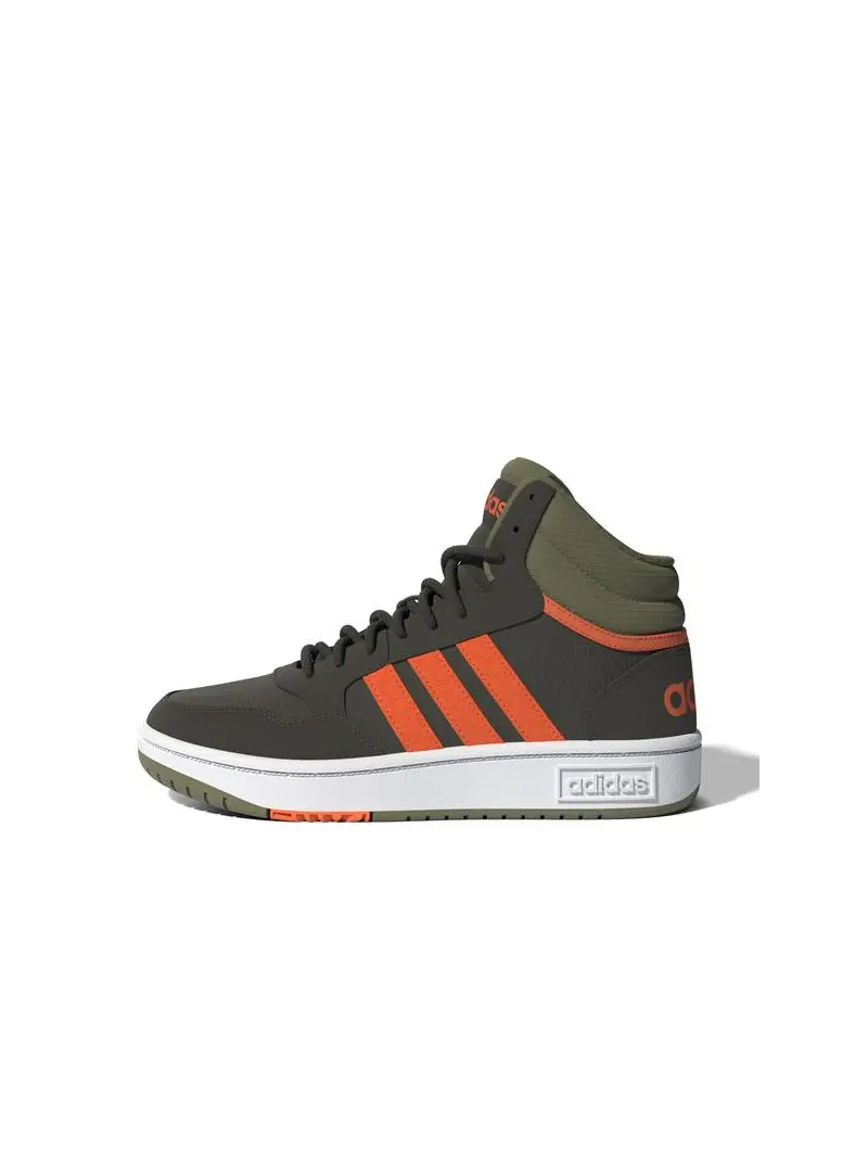 Adidas Dziecięce Sneakersy Hoops Mid 3.0 K GW4486 Zielony | Sklep Monotox