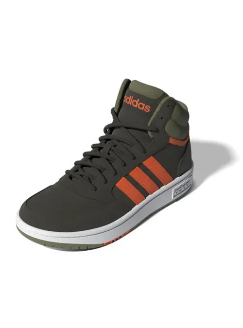 Adidas Dziecięce Sneakersy Hoops Mid 3.0 K GW4486 Zielony | Sklep Monotox