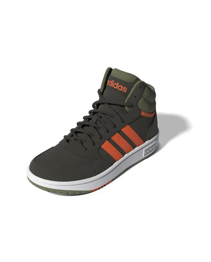 Adidas Dziecięce Sneakersy Hoops Mid 3.0 K GW4486 Zielony | Sklep Monotox