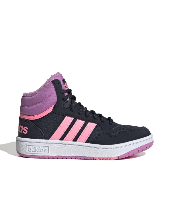 Adidas Dziecięce Sneakersy Hoops Mid 3.0 K GW6902 Czarny | Sklep Monotox