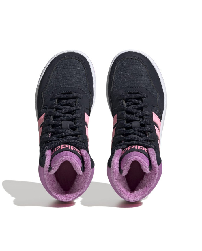 Adidas Dziecięce Sneakersy Hoops Mid 3.0 K GW6902 Czarny | Sklep Monotox