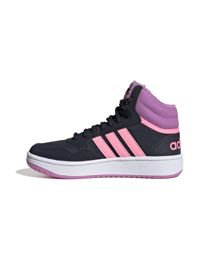 Adidas Dziecięce Sneakersy Hoops Mid 3.0 K GW6902 Czarny | Sklep Monotox