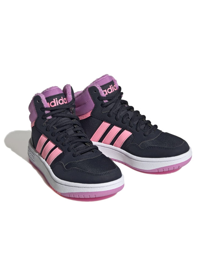 Adidas Dziecięce Sneakersy Hoops Mid 3.0 K GW6902 Czarny | Sklep Monotox