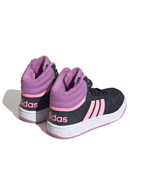 Adidas Dziecięce Sneakersy Hoops Mid 3.0 K GW6902 Czarny | Sklep Monotox
