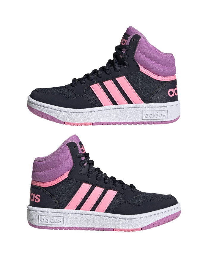 Adidas Dziecięce Sneakersy Hoops Mid 3.0 K GW6902 Czarny | Sklep Monotox