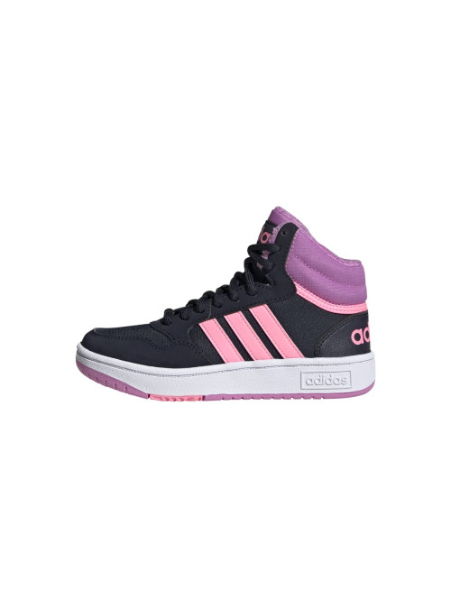 Adidas Dziecięce Sneakersy Hoops Mid 3.0 K GW6902 Czarny | Sklep Monotox