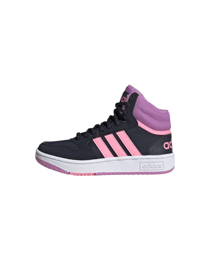 Adidas Dziecięce Sneakersy Hoops Mid 3.0 K GW6902 Czarny | Sklep Monotox