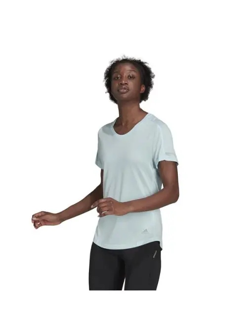 Adidas Damski T-shirt Run It Tee W H31028 Niebieski | Sklep Monotox