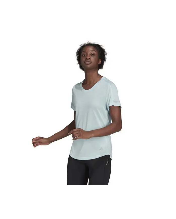 Adidas Damski T-shirt Run It Tee W H31028 Niebieski | Sklep Monotox