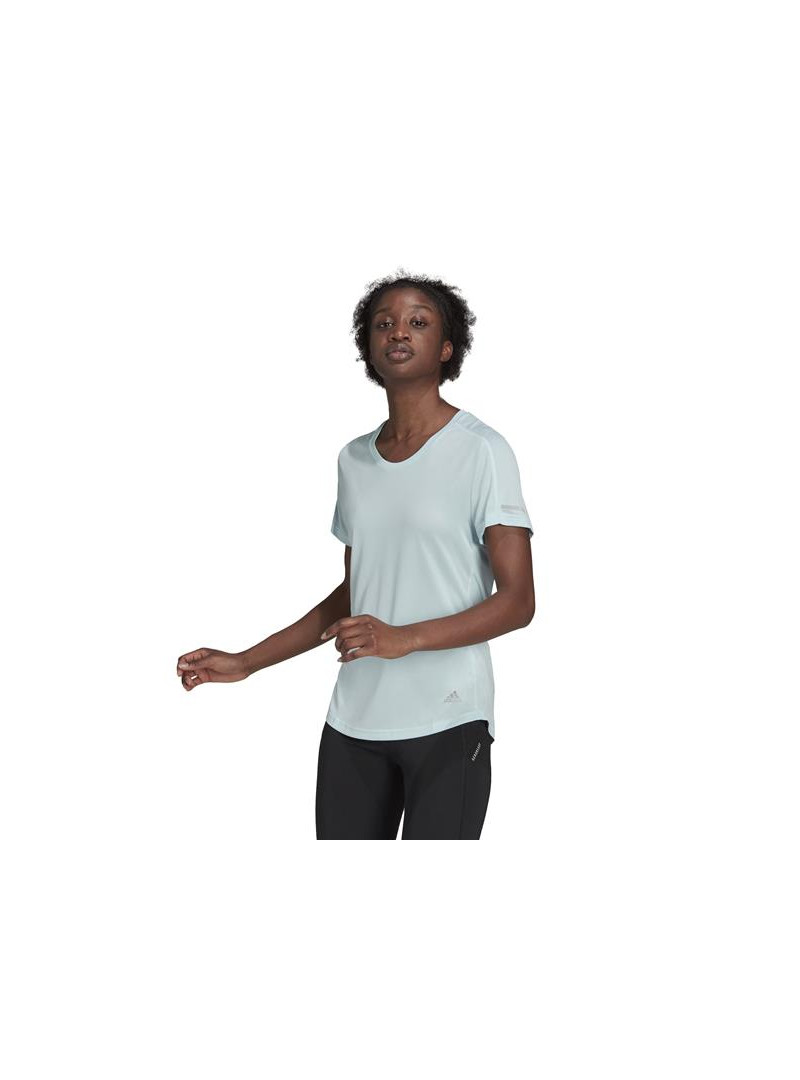 Adidas Damski T-shirt Run It Tee W H31028 Niebieski | Sklep Monotox
